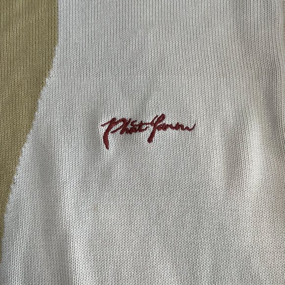 Phat Farm XXL Sweater Mountain Climber Beige Yellow Orange Baggy Pullover HipHop - Picture 5 of 16